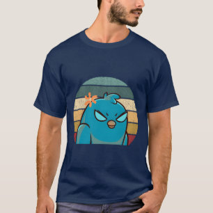 angry vintage bird funny T-Shirt