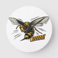 Angry Wasp BZZZT Comic Book Art