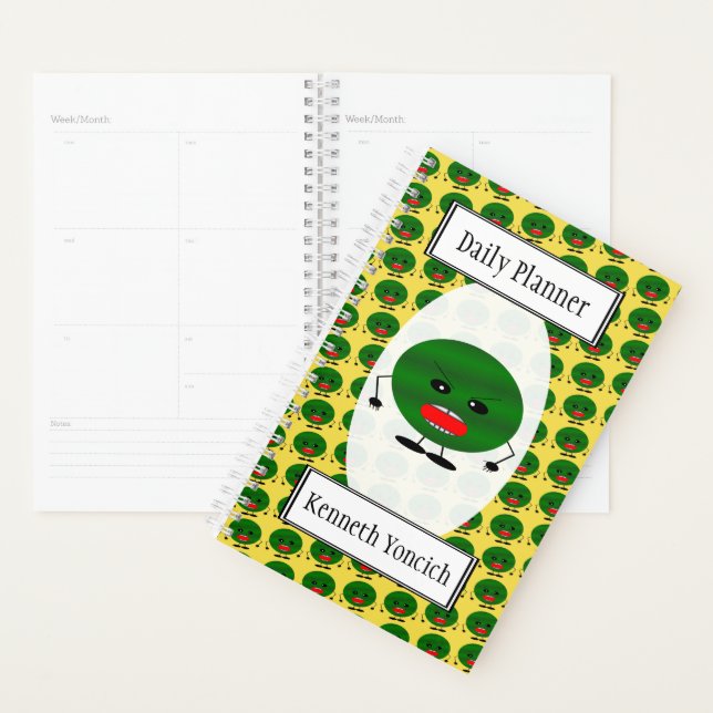 Angry Watermelon by Kenneth Yoncich Planner (Display)
