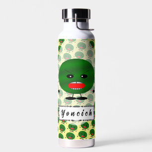 Angry Watermelon by Kenneth Yoncich Water Bottle