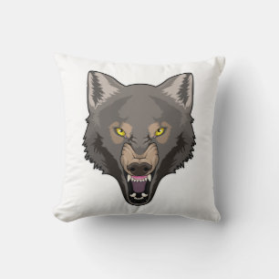 Angry Wolf Cushion