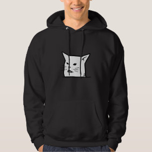 Angry Woman Yelling At Cat Hoodie
