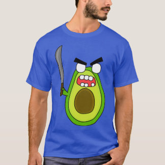 angry zombie avocado T-Shirt