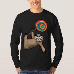 Angry Zombie Sloth Pop T-Shirt