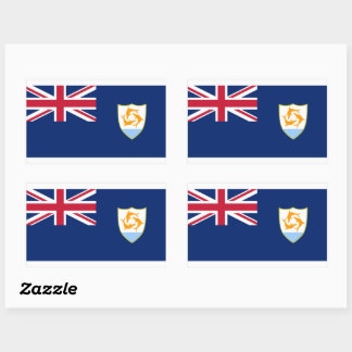 Anguila Flag Sticker
