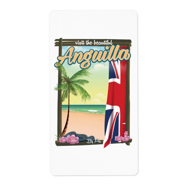 Anguilla British Territory travel poster (Front)
