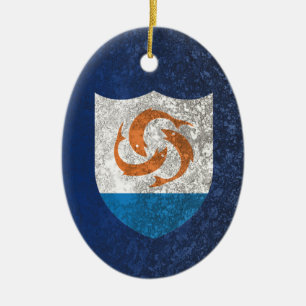 Anguilla Ceramic Ornament