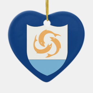 Anguilla Ceramic Ornament