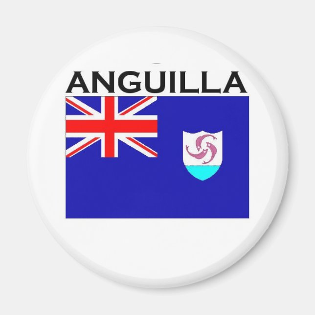 Anguilla Flag Magnet (Front)