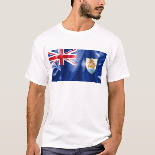 Anguilla Flag Men's T-Shirt