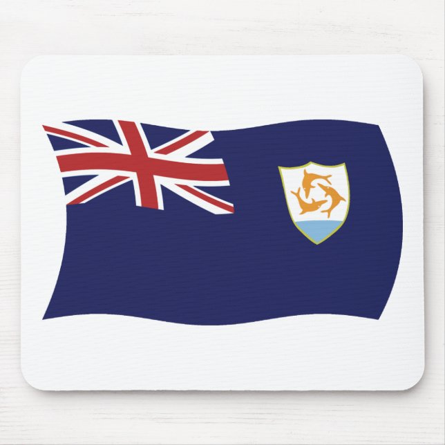 Anguilla Flag Mousepad (Front)
