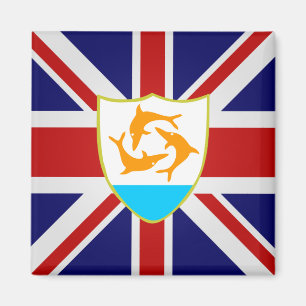 Anguilla High quality Flag Magnet