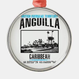 Anguilla Metal Ornament
