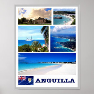 Anguilla - Mosaic - Poster