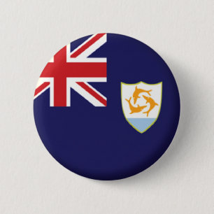 ANGUILLA PIN BACK BADGE