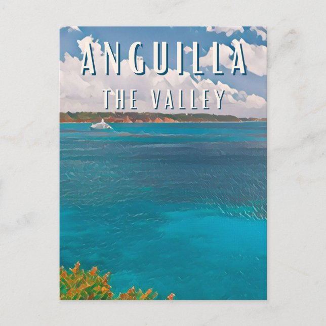 Anguilla: The paradise island with its dream beach Postcard (Front)