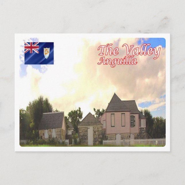 Anguilla - The Valley - Postcard (Front)