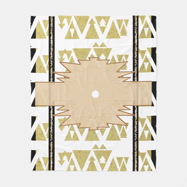 Angular Desert Dreams Fleece Blanket (Front)