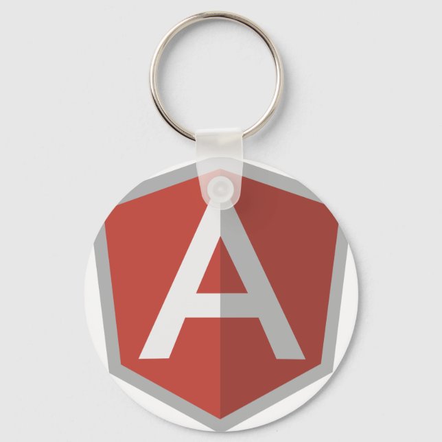 AngularJS Shield Logo Key Ring (Front)