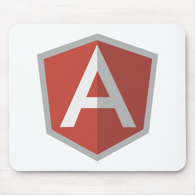 AngularJS Shield Logo Mouse Pad (Front)