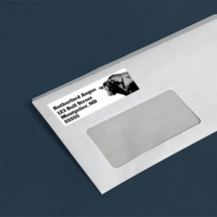 Angus Bull Return Address Self-inking Stamp