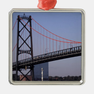 Angus L Macdonald Bridge, Halifax, Nova 2 Metal Ornament