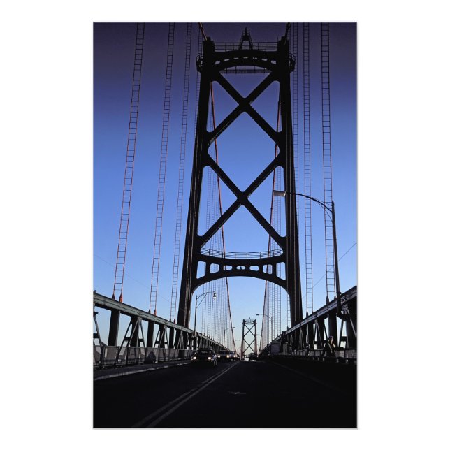 Angus L Macdonald Bridge, Halifax, Nova Photo Print (Front)