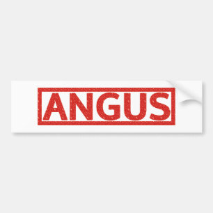 Angus Stamp Bumper Sticker