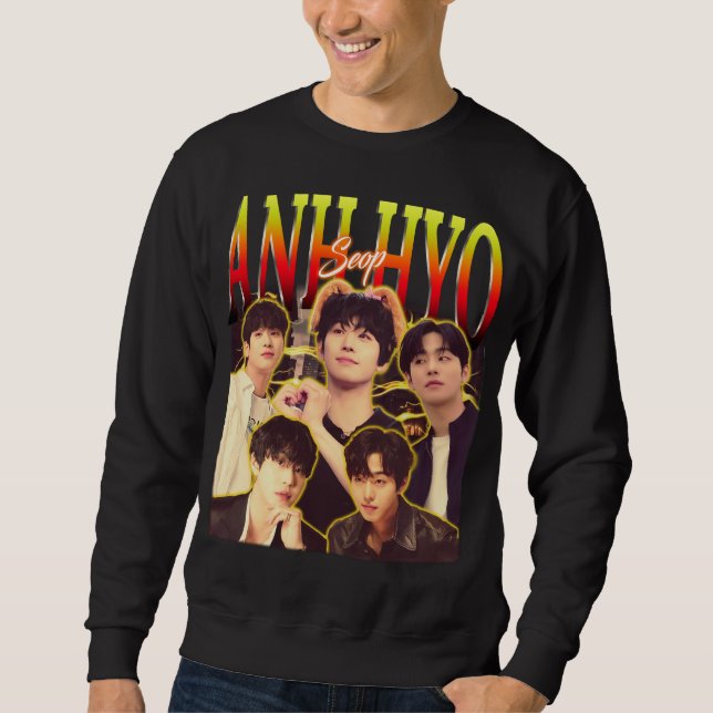 Anh Hyo Seop Sweatshirt, Brithday Gift, bootleg Sweatshirt (Front)