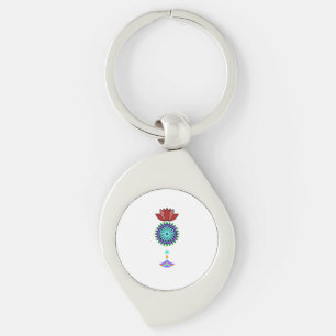 Anhänger spirituell mit Lotusblüte Key Ring