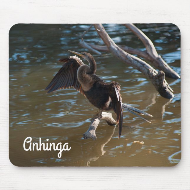 Anhinga Mouse Pad (Front)