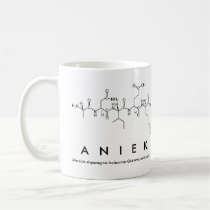 Aniek peptide name mug