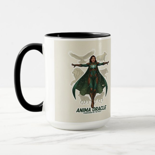 “Anima Oracle Warrior | Market Mindset Trading  Mug (Left)