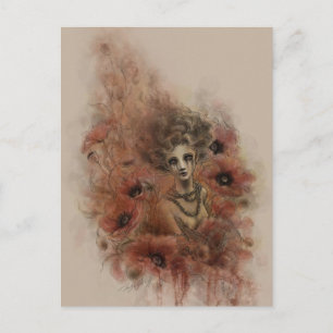 Anima Sola Dark Fantasy Art Postcard
