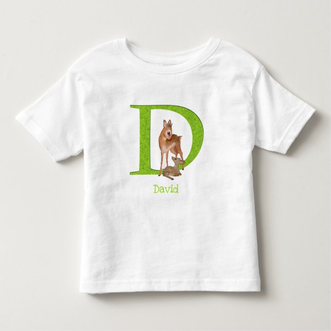 Animal ABC D is for dik-dik T-shirt (Front)