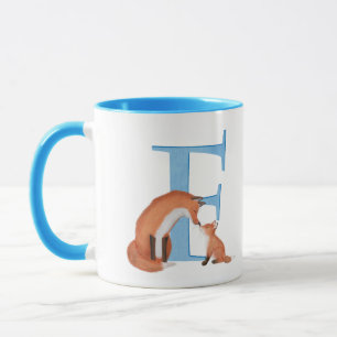 Animal ABC F is for fox mug
