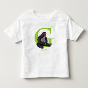 Animal ABC G is for gorilla T-shirt
