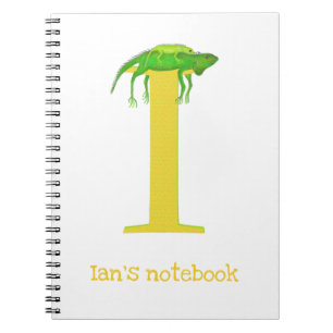 Animal ABC I is for iguana notebook