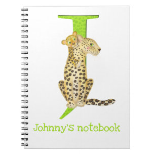 Animal ABC J is for jaguar notebook