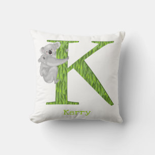 Animal ABC K is for koala cushion