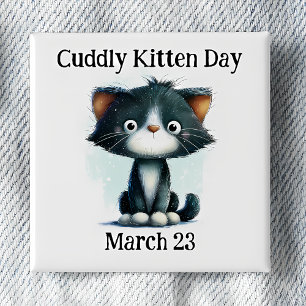 Animal Abuse Awareness Month Pinback 15 Cm Square Badge