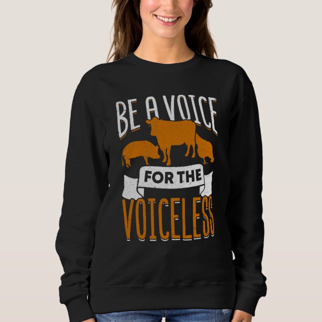 Animal Activist Rescue Animals Conservation Rights Sweatshirt (Front)