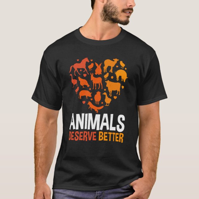 Animal Activist Rescue Animals Conservation Rights T-Shirt (Front)