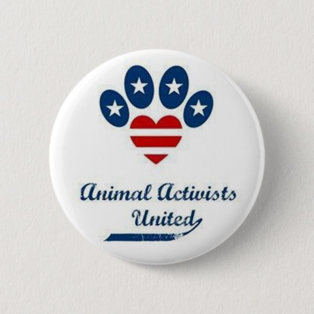 Animal Activists Button (Front)