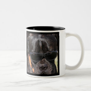 Animal Actors at ExtrasForMovies.com Two-Tone Coffee Mug