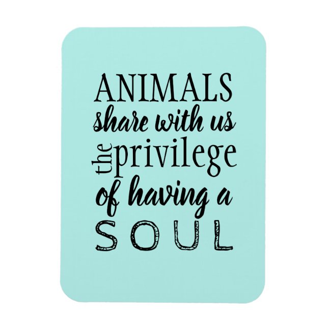 Animal advocate welfare magnet (Vertical)