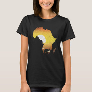 Animal Africa Safari Savanna Sunset Elephant T-Shirt