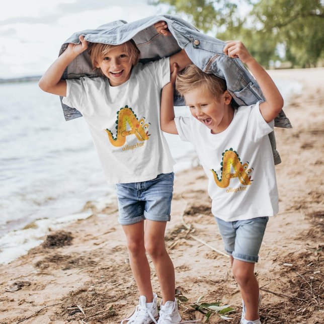 Animal Alphabet A For Alligator Baby T-Shirt (Creator Uploaded)