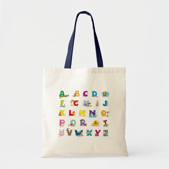Animal alphabet bag (Front)