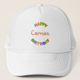 animal alphabet - birthday trucker hat